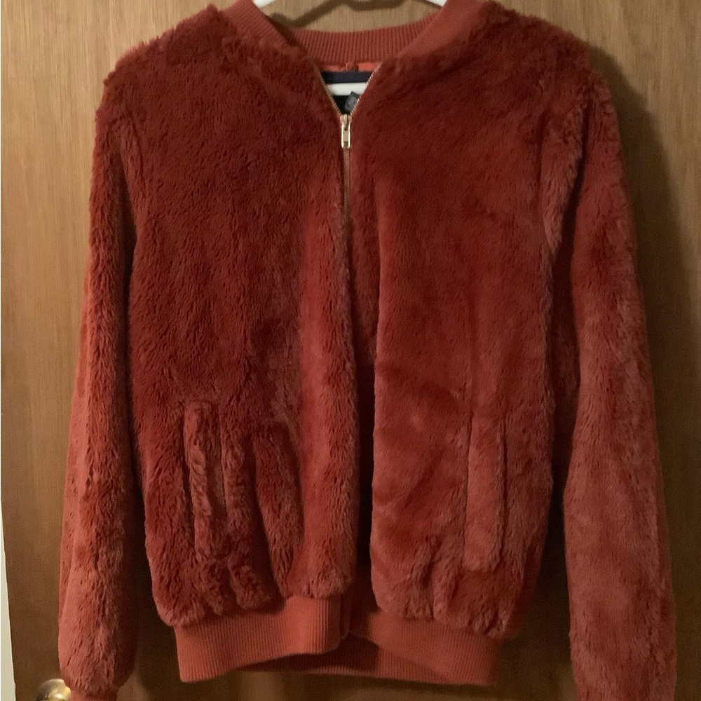 Forever 21 faux fur jacket size M